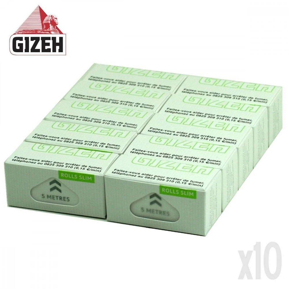 10 Rouleaux De Feuilles à Rouler (Rolls Slim) - Gizeh 2 10 Rouleaux De Feuilles à Rouler (Rolls Slim) - Gizeh – Image 2
