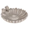 Bain Pour Oiseaux En Ciment - Fleur