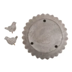 Bain Pour Oiseaux En Ciment - Fleur 6 Bain Pour Oiseaux En Ciment - Fleur -Promos Nid Objet Magasin bain pour oiseaux en ciment fleur 2