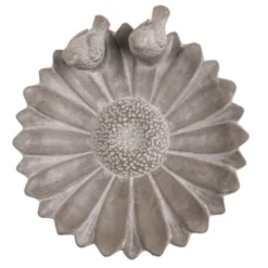 Bain Pour Oiseaux En Ciment - Fleur 7 Bain Pour Oiseaux En Ciment - Fleur -Promos Nid Objet Magasin bain pour oiseaux en ciment fleur 3