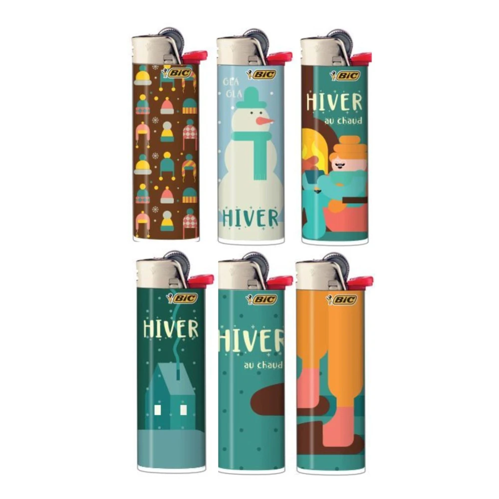 Bic Barquette De 50 Briquets J26 Hiver 2 Bic Barquette De 50 Briquets J26 Hiver – Image 2