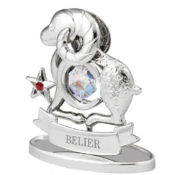 Bélier - Signe Du Zodiaque Chromé - Crystocraft -Promos Nid Objet Magasin belier signe du zodiaque chrome crystocraft 2