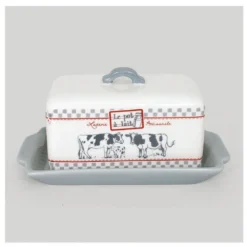 Beurrier Céramique - Collection Milk -Promos Nid Objet Magasin beurrier ceramique collection milk 1