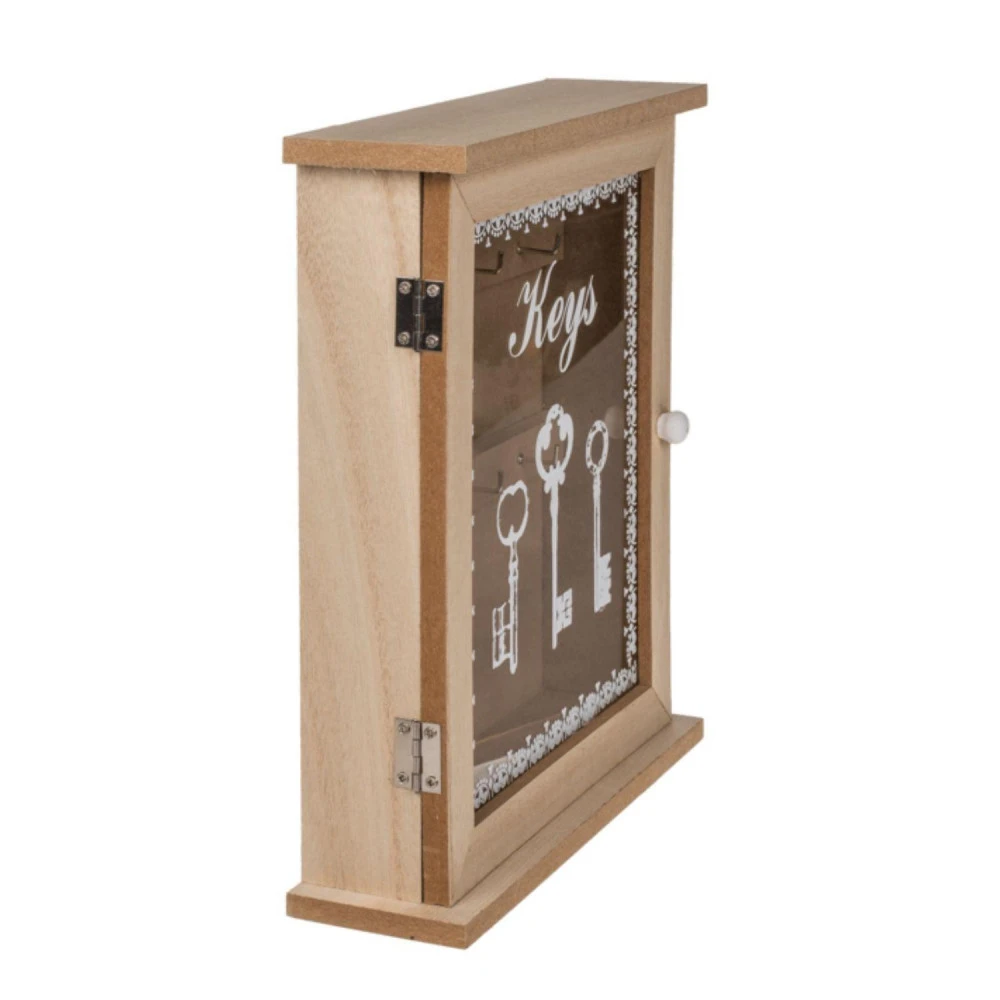 Boite à Clés En Bois - 22 X 27 Cm 2 Boite à Clés En Bois - 22 X 27 Cm – Image 2