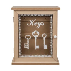 Boite à Clés En Bois - 22 X 27 Cm