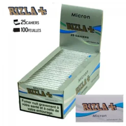 Boite De 25 Paquets De Feuilles à Rouler - Rizla Micron