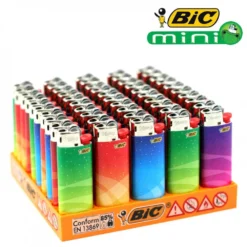 Boite De 50 Briquets J25 Mini BIC SPLENDID -Promos Nid Objet Magasin boite de 50 briquets j25 mini bic splendid 3