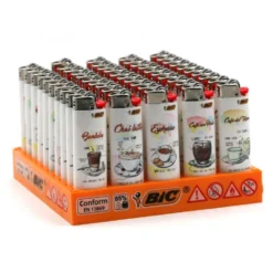 Boite De 50 Briquets Maxi BIC - Café 4 Boite De 50 Briquets Maxi BIC - Café -Promos Nid Objet Magasin boite de 50 briquets maxi bic cafe 1