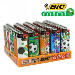 Boite De 50 Briquets Mini BIC - Collection Football -Promos Nid Objet Magasin boite de 50 briquets mini bic collection football 3