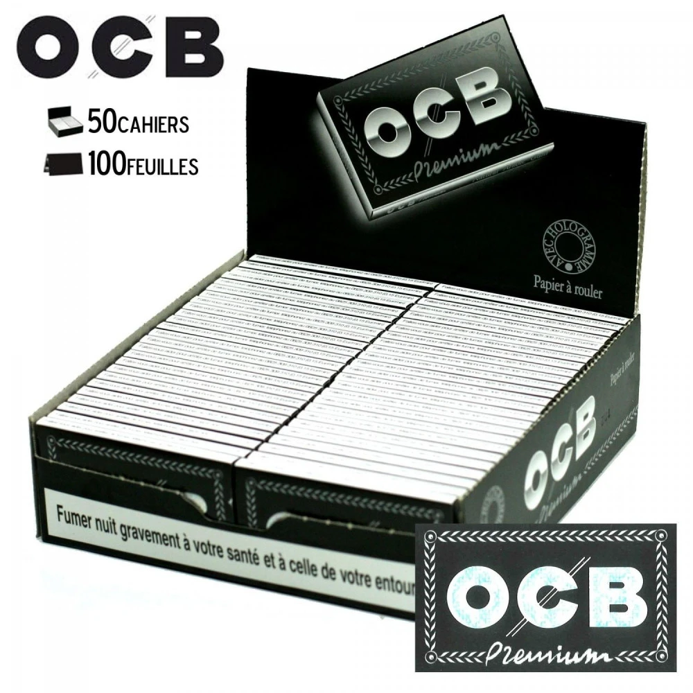 Boite De 50 Carnets De Papier à Rouler - OCB Premium 2 Boite De 50 Carnets De Papier à Rouler - OCB Premium – Image 2