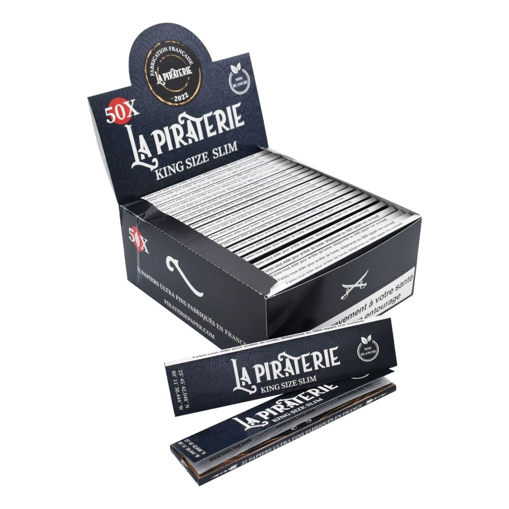 Boîte De 50 Feuilles Slim La Piraterie - Papier Non Blanchi 1 Boîte De 50 Feuilles Slim La Piraterie - Papier Non Blanchi