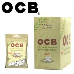 Boite De 50 Sachets De Filtres Slim Bio - OCB 5 Boite De 50 Sachets De Filtres Slim Bio - OCB -Promos Nid Objet Magasin boite de 50 sachets de filtres slim bio ocb 1