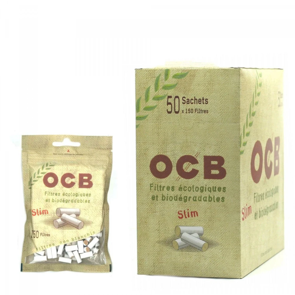 Boite De 50 Sachets De Filtres Slim Bio - OCB 3 Boite De 50 Sachets De Filtres Slim Bio - OCB – Image 3