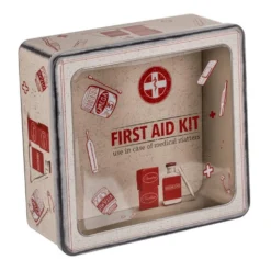 Boîte En Métal First Aid Kit - Premier Soin