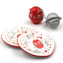 Boule à Thé Avec Reposes Cuillères Collection Chouette Huhula 7 Boule à Thé Avec Reposes Cuillères Collection Chouette Huhula -Promos Nid Objet Magasin boule a the avec reposes cuilleres collection chouette huhula 3