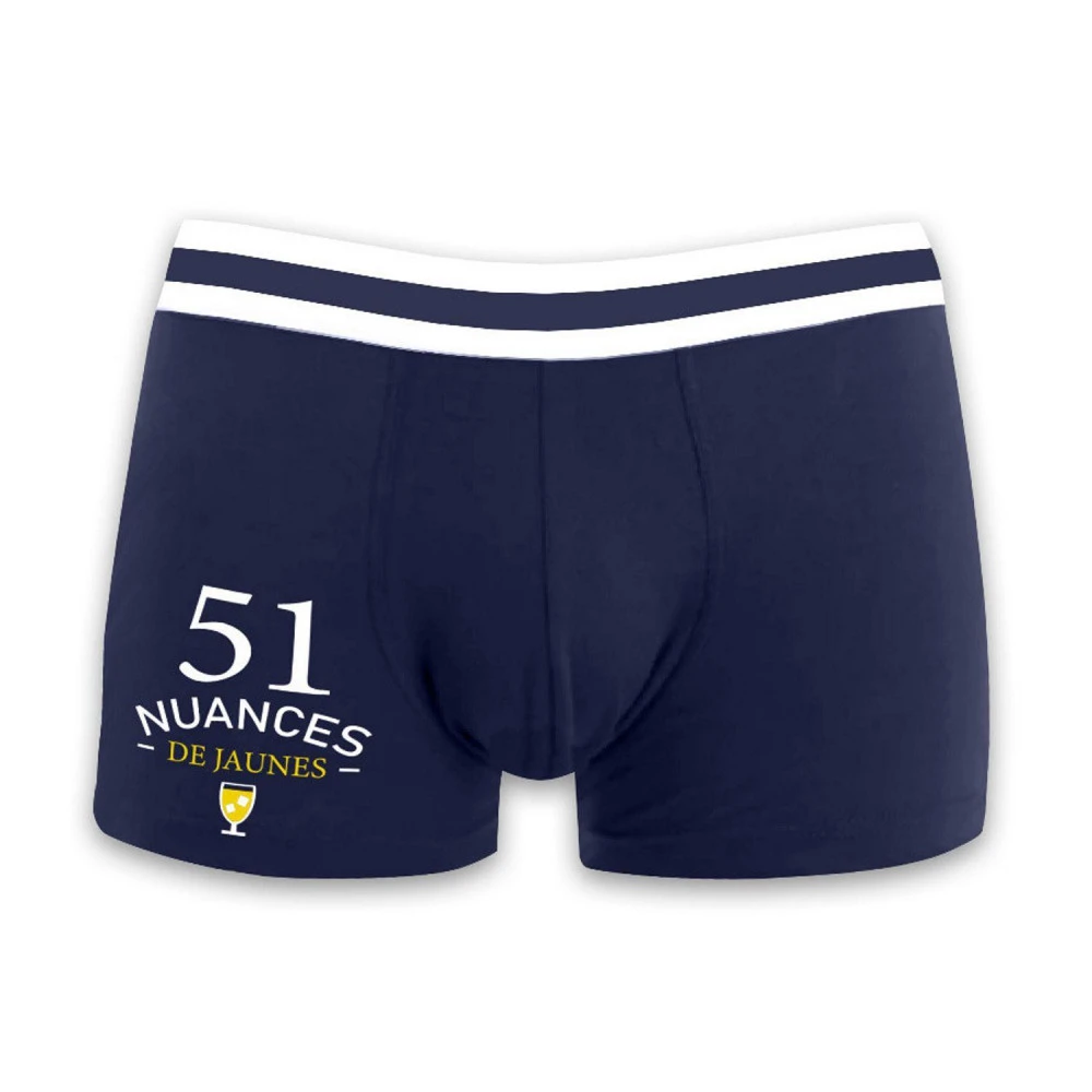 Boxer - 51 Nuances De Jaunes - Taille L 1 Boxer - 51 Nuances De Jaunes - Taille L
