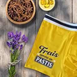 Boxer - Frais Comme Un Pastis - Taille L 5 Boxer - Frais Comme Un Pastis - Taille L -Promos Nid Objet Magasin boxer frais comme un pastis taille l 2