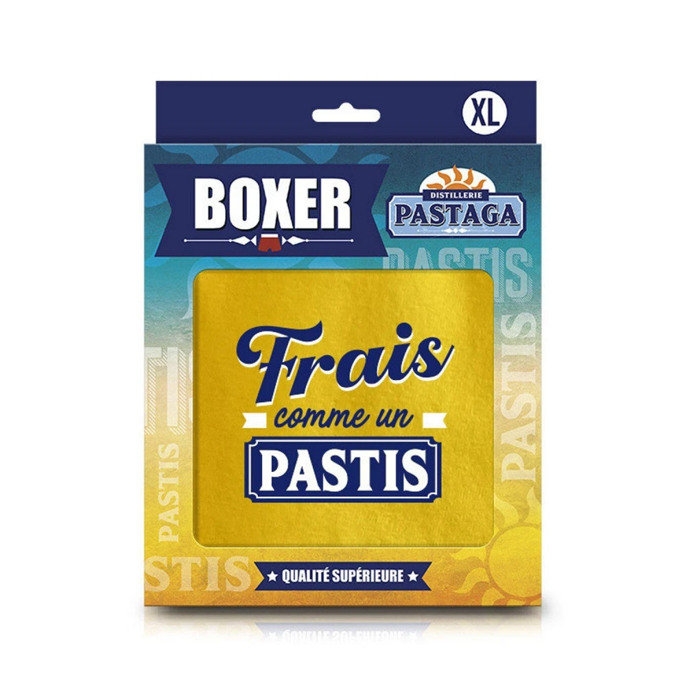 Boxer - Frais Comme Un Pastis - Taille XL 2 Boxer - Frais Comme Un Pastis - Taille XL – Image 2