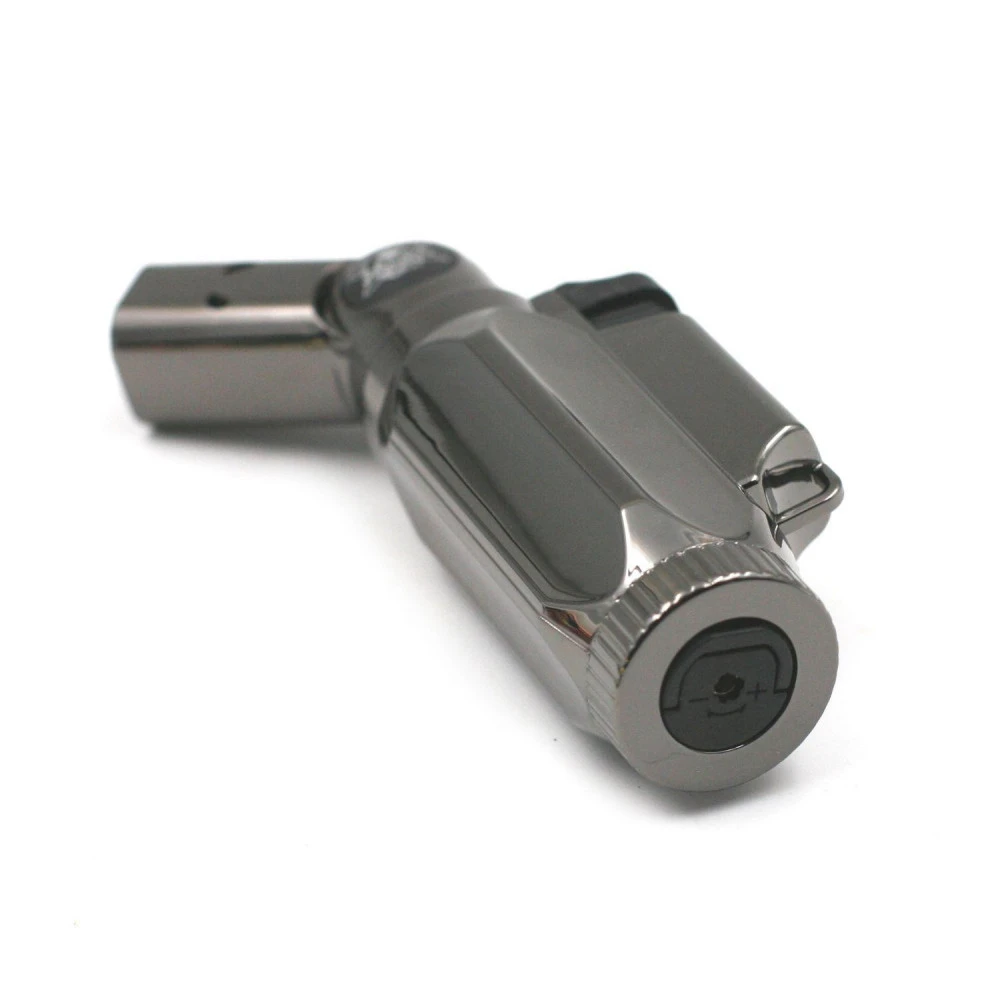 Briquet Anthracite Champ High 4 Flammes Turbo Orientable 2 Briquet Anthracite Champ High 4 Flammes Turbo Orientable – Image 2