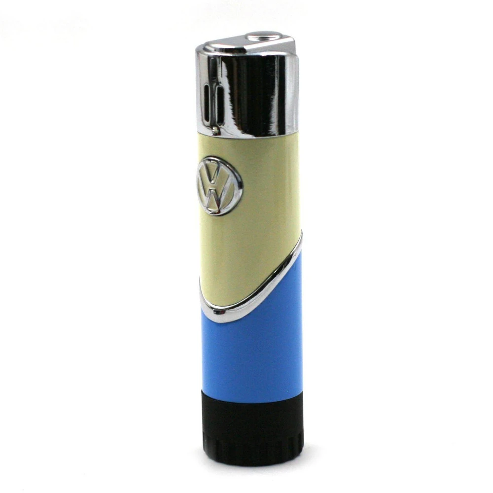 Briquet Cylindre Bicolore Volkswagen Bleu Et Beige 3 Briquet Cylindre Bicolore Volkswagen Bleu Et Beige – Image 3