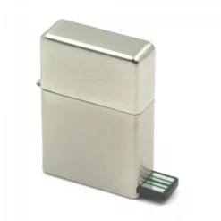 Briquet USB E-flame - Couleur Aluminium -Promos Nid Objet Magasin briquet usb e flame couleur aluminium 3