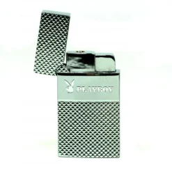 Champ Briquet Windproof - Logo Playboy Inox -Promos Nid Objet Magasin briquet windproof logo playboy inox 2