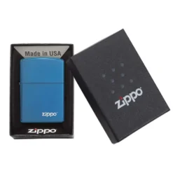 Briquet Zippo Logo - Saphir -Promos Nid Objet Magasin briquet zippo logo saphir 2