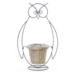 Cache Pot Chouette - Métal - 75 Cm