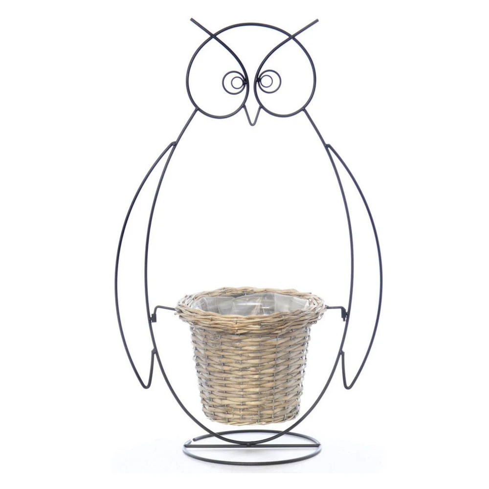 Cache Pot Chouette - Métal - 75 Cm 1 Cache Pot Chouette - Métal - 75 Cm