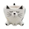 Cache Pot De Fleur - Chat Soho Blanc Grand Modèle