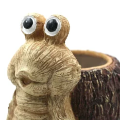 Cache Pot Effet Bois - Escargot -Promos Nid Objet Magasin cache pot effet bois escargot 2