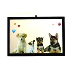Cadre Miroir Amis Mots Chiots