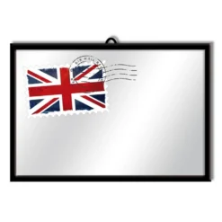 Cadre Miroir Décoratif Carte Postale - Déco Londres -Promos Nid Objet Magasin cadre miroir decoratif carte postale deco londres 1