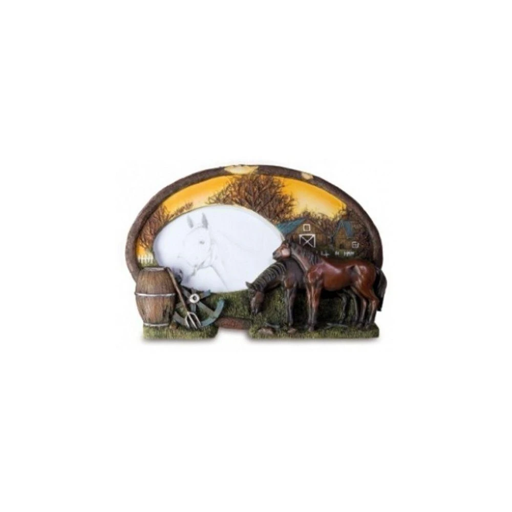 Cadre Photo Oval Chevaux 1 Cadre Photo Oval Chevaux