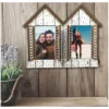 Cadre Photo Volet Maisonnette Blanche 2 Photos 33 X 26.5 Cm