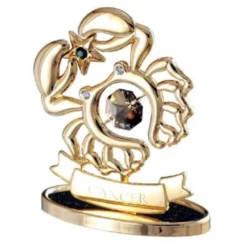 Cancer - Signe Du Zodiaque Doré - Crystocraft -Promos Nid Objet Magasin cancer signe du zodiaque dore crystocraft 2