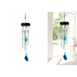 Carillon à Vent Décoratif Zen Pierre - Modèle 1 -Promos Nid Objet Magasin carillon a vent decoratif zen pierre modele 1 1