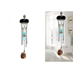 Carillon à Vent Décoratif Zen Texte - Modèle 2 -Promos Nid Objet Magasin carillon a vent decoratif zen texte modele 2 1