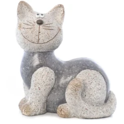 Chat Déco De Jardin - Imitation Pierre