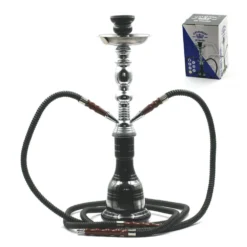 Chicha Al Malik - Double Tuyaux - Argent