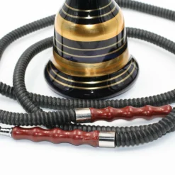 Chicha Al Malik - Double Tuyaux - Or -Promos Nid Objet Magasin chicha al malik double tuyaux or 2