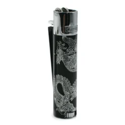 Clipper Métal Avec Etui – Black Super Dragons -Promos Nid Objet Magasin clipper metal avec etui black super dragons 1