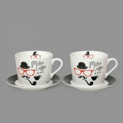 Coffret 2 Tasses Mister Coffee -Promos Nid Objet Magasin coffret 2 tasses mister coffee 3