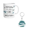 Coffret Mug Et Porte Clés - Mon Frère