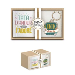 Coffret Mug Et Porte Clés - Tata -Promos Nid Objet Magasin coffret mug et porte cles tata 2