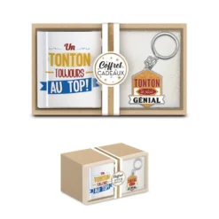 Coffret Mug Et Porte Clés - Tonton -Promos Nid Objet Magasin coffret mug et porte cles tonton 2