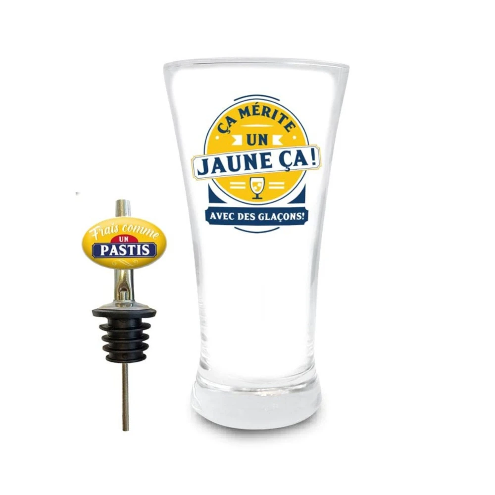 Coffret Pastis - ça Mérite Un Jaune ça 1 Coffret Pastis - ça Mérite Un Jaune ça