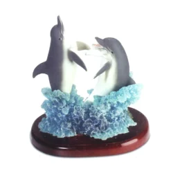 Couple De Dauphins En Résine -Promos Nid Objet Magasin couple de dauphins en resine 3