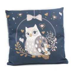 Coussin Chouette Olympia - 40 X 40 Cm