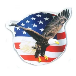 Coussin - Aigle Drapeau Américain -Promos Nid Objet Magasin coussin forme aigle sur drapeau americain 3